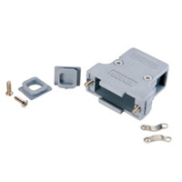 Conec - 165X11899XE - CONN BACKSHELL DB37 DL EXIT GREY