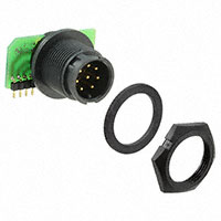 Conxall/Switchcraft - 7251-8PG-300 - CONN RCPT MALE 8 POS GOLD SLDR