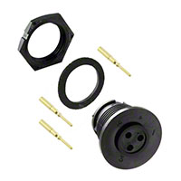 Conxall/Switchcraft - 7380-3PG-300 - CONN RCPT 3POS PNL MNT PIN