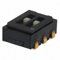 Copal Electronics Inc. - CAS-D20TA1 - SWITCH SLIDE SPDTX2 100MA 6V