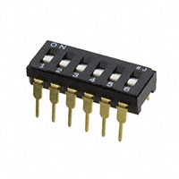 Copal Electronics Inc. - CFS-0601MC - SWITCH DIP SPST 100MA 6V