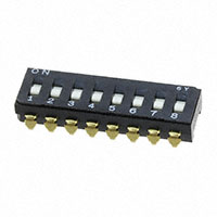 Copal Electronics Inc. - CFS-0801MA - SWITCH DIP SPST 100MA 6V