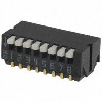 Copal Electronics Inc. - CHP-081TA - SWITCH PIANO DIP SPST 100MA 6V
