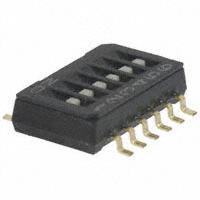 Copal Electronics Inc. - CHS-06TB - SWITCH SLIDE DIP SPST 100MA 6V