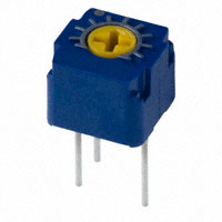 Copal Electronics Inc. - CT6ETP100 - TRIMMER 10 OHM 0.5W TH