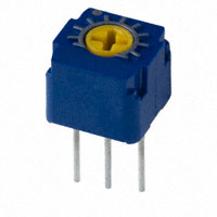 Copal Electronics Inc. - CT6ETV100 - TRIMMER 10 OHM 0.5W TH