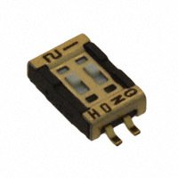 Copal Electronics Inc. - CVS-02TB - SWITCH SLIDE DIP SPST 100MA 6V