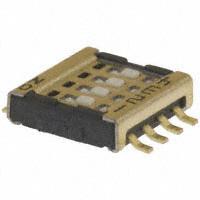 Copal Electronics Inc. - CVS-04TB - SWITCH SLIDE DIP SPST 100MA 6V