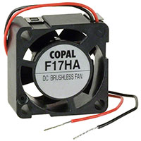 Copal Electronics Inc. - F17HA-05HC - FAN AXIAL 17X8MM 5VDC WIRE