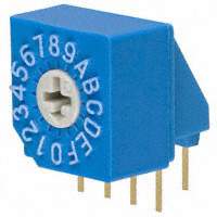 Copal Electronics Inc. - S-1011A - SWITCH ROTARY DIP HEX 100MA 5V