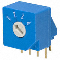Copal Electronics Inc. - S-2051 - SWITCH ROTARY DIP SP4T 100MA 5V