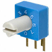 Copal Electronics Inc. - S-8111W - SWITCH ROTARY DIP OCTAL 100MA 5V