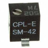 Copal Electronics Inc. - SM-42TX502 - TRIMMER 5K OHM 0.25W SMD