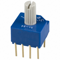 Copal Electronics Inc. - SS-10-15SP-LE - SWITCH ROTARY DIP SP5T 100MA 5V