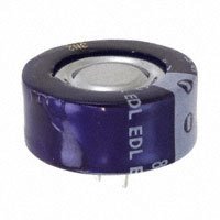 Cornell Dubilier Electronics (CDE) - EDLF105B5R5C - CAP 1F 5.5V THROUGH HOLE
