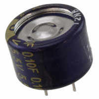 Cornell Dubilier Electronics (CDE) - EDLRF104A5R5C - CAP 100MF -20% +80% 5.5V T/H