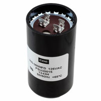 Cornell Dubilier Electronics (CDE) - PSU30015 - CAP ALUM 330UF 125V QC TERM