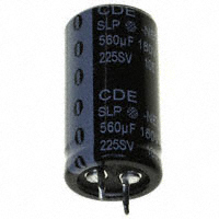 Cornell Dubilier Electronics (CDE) - SLP471M220A7P3 - CAP ALUM 470UF 20% 220V SNAP