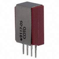 Coto Technology - 9117-05-10 - RELAY REED SPST 250MA 5V