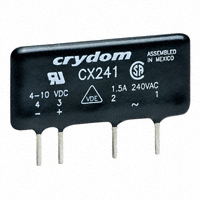 Crydom Co. - CX241 - RELAY SSR 1.5A 240VAC AC OUT SIP