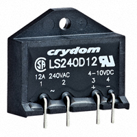 Crydom Co. - LS240D12R - RELAY SSR SPST-NO 280VAC 12A PCB